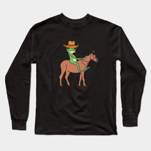 Cowboy Frog Long Sleeve T-Shirt